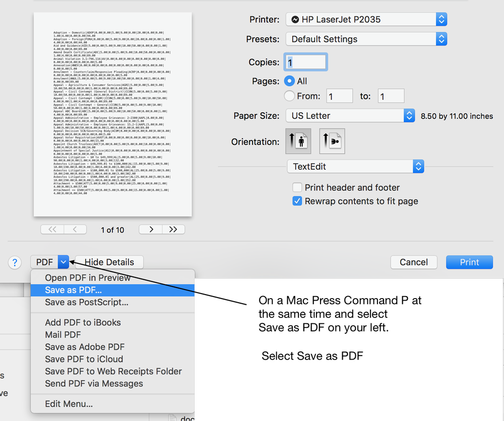 combine pdf files mac save